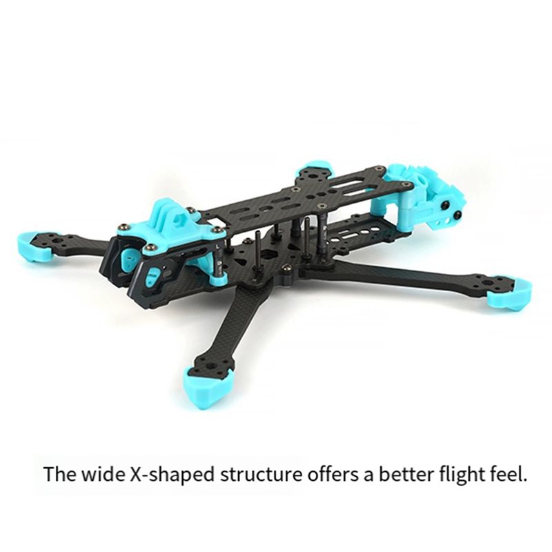 MACH-MANTA V2 5 インチ カーボンファイバー  - Drone Kit Racing のレビューと価格