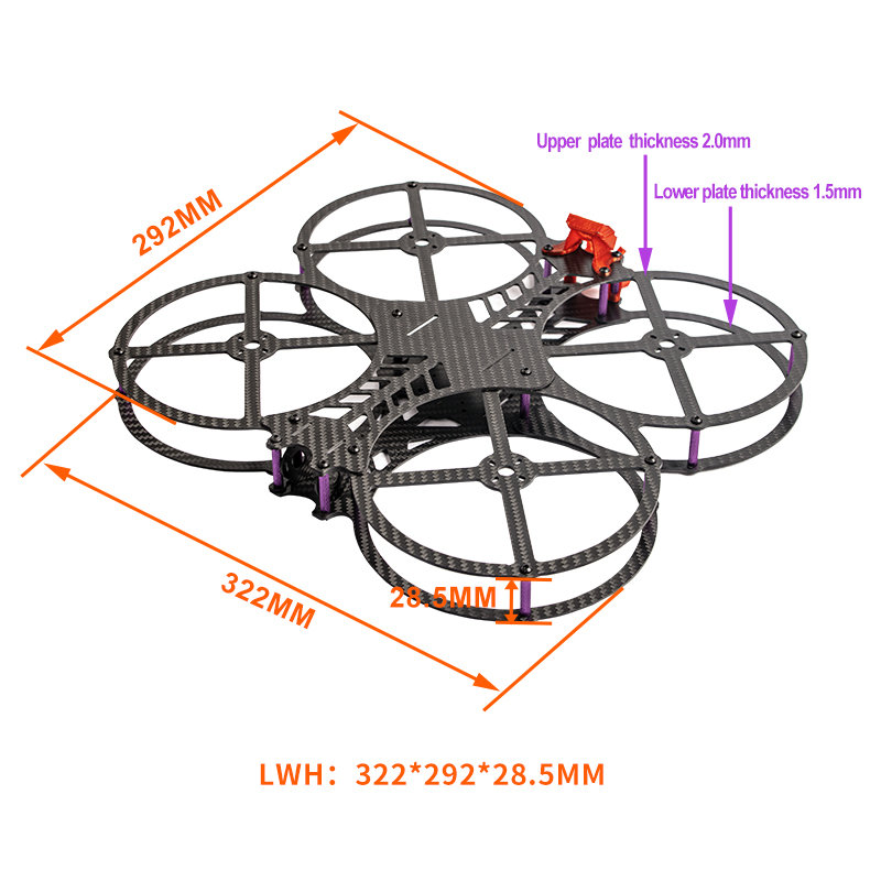 新しい 5 インチ AOS Cine O5 EVO V1.2 - Drone Kit Racing のレビューと価格